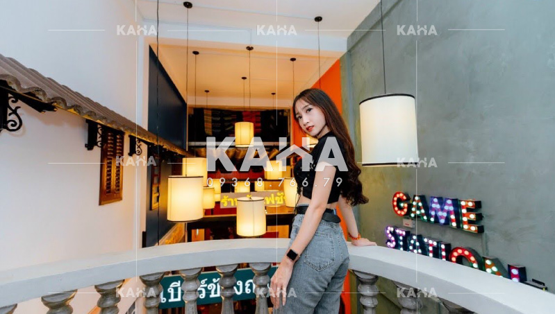 KAHA Đèn vải kiểu Thái Lan